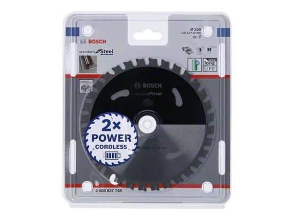Bosch RUNDSAVKLINGE ACCU STD STÅL 150X20MM 32 T