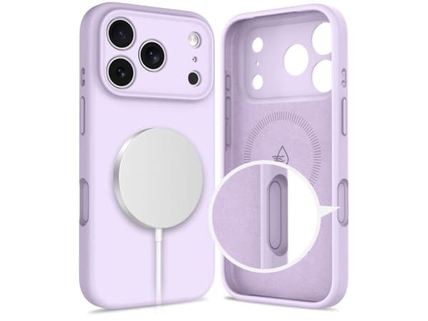 Silikoni MagSafe iPhone 17 Pro Mauve