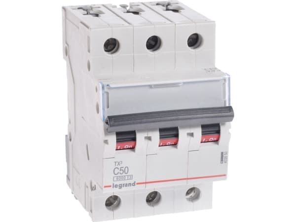 Legrand TX3, Dvärgbrytare, Typ C, IP20, 240 - 415 V