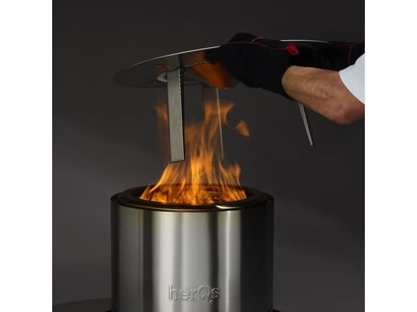 herQs Blaze Heater - rustfritt stål