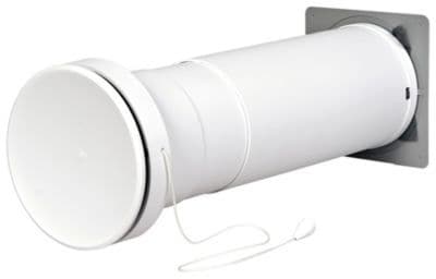 Duka Teleskopventil Typ 450 - Ø105MM Grå/Hvid DP Typ 450