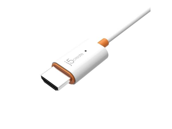 j5create JVAW56 - Trådlöst ljud-/videoadapter - vit