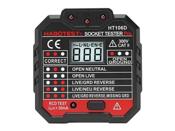Stikkontakt tester Habotest HT106D