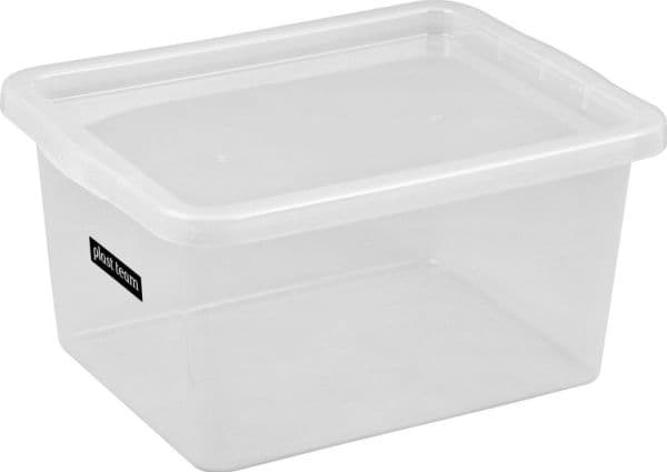 Förvaringslåda Basic 20 L transparent med vakuum