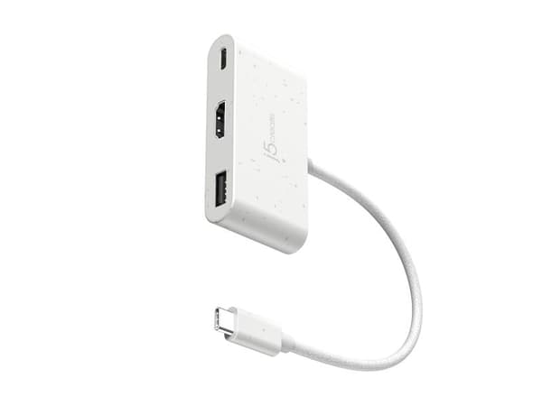 j5create JCA379EW - Dokkingstasjon - USB-C 3.2 Gen 1 - HDMI