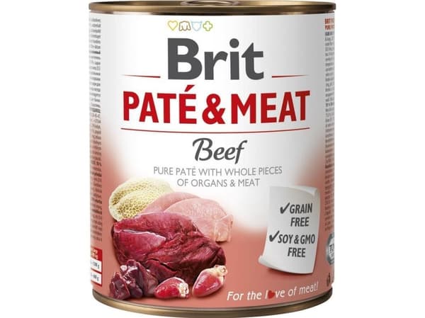 Brit puszka PATE&MEAT BEEF /6 800g