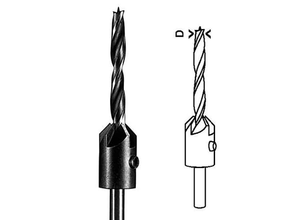 Bosch - Bor - for tre - brad-punktsbit - 4 mm - lengde: 70 mm