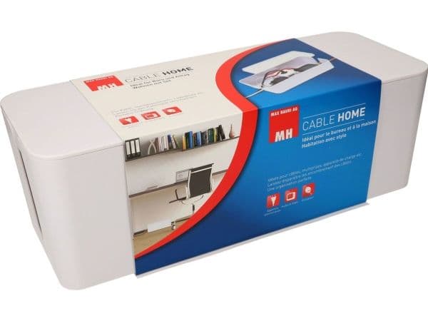 Max Hauri AG Cable Home Cable Facility Box, Kabeldosa, Golv, Plast, Vit