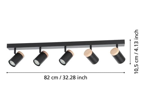 LED-lamell GU10 5x4,5W