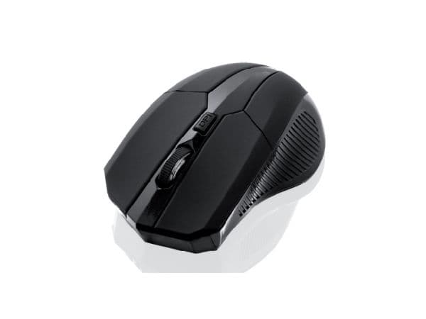 iBox i005 PRO, Molempikätinen, Laser, Langaton RF, 1600 DPI, Musta