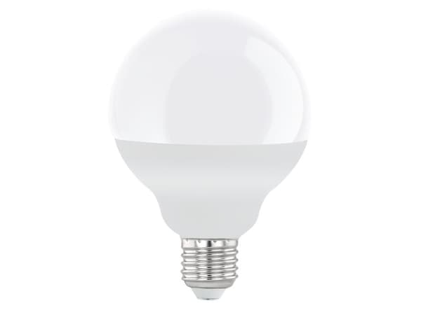 EGLO E27 LED G95 opal globelampe, varmt hvitt lys