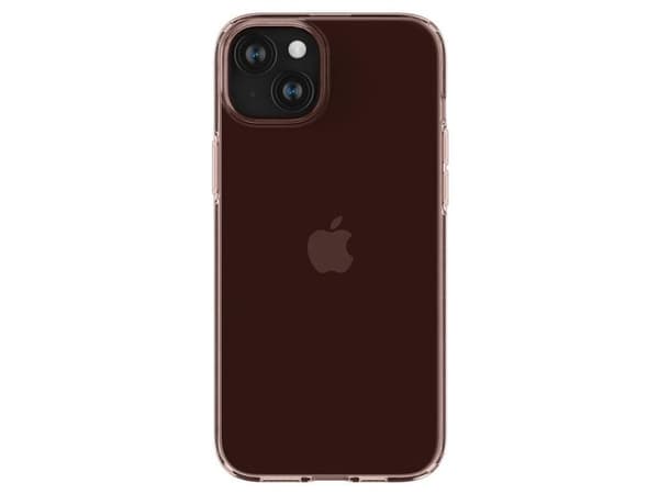 Spigen Crystal Flex-deksel til iPhone 15 Plus - rosa/transparent