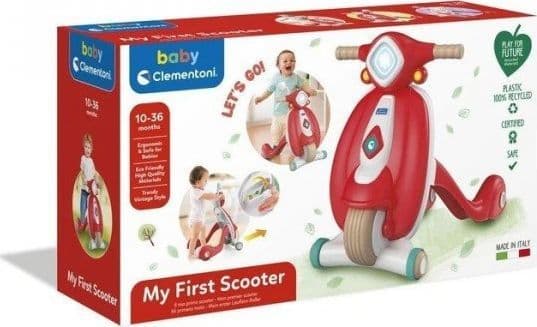 Baby My First Steps Scooter, 1 År, Röd, Vit