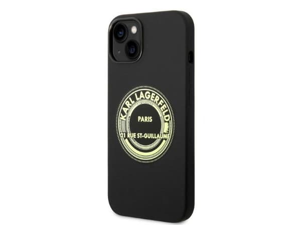 Karl Lagerfeld KLHCP14MSRSGRCK iPhone 14 Plus 6,7" hardcase - sort/ sort silikone RSG