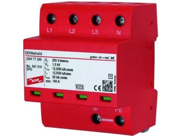 DEHN DSH TT 255 AC-støpseltyper: Terminal
