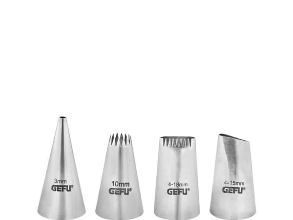 GEFU 13761, Rustfritt stål, Rustfritt stål, 4 verktøy
