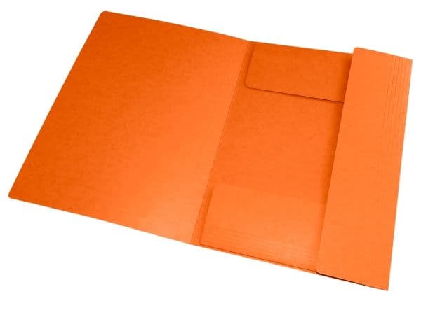 Oxford elastikmapp Top File+, 3-flik, A4, orange
