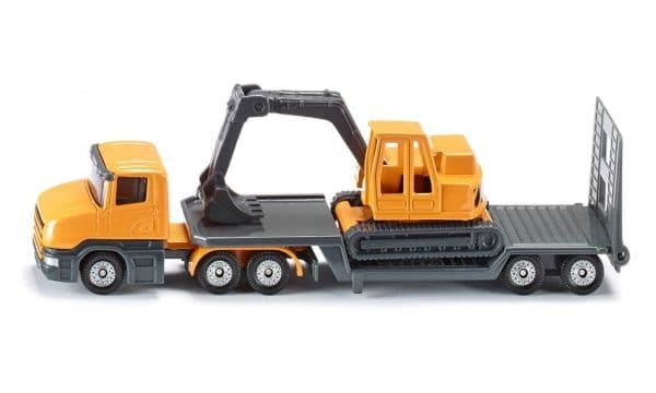 Siku Low Loader med gravemaskin
