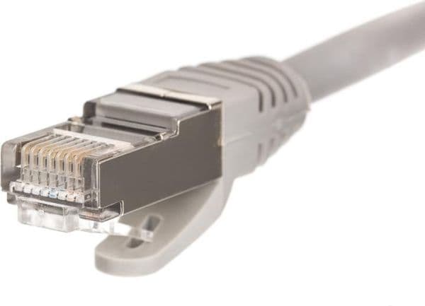 Netrack - Patchkabel - RJ-45 (han) til RJ-45 (han) - 5 m - FTP - CAT 6 - booted, knastfri - grå