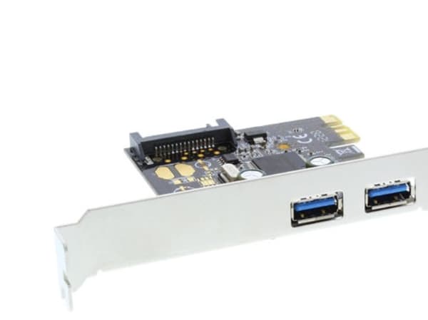 InLine 76666L, PCIe, USB 3.2 Gen 1 (3.1 Gen 1), Lavprofil, 5 Gbit/sek., Windows 7 Home Basic, Windows 7 Home Basic x64, Windows 7 Home Premium, Win...