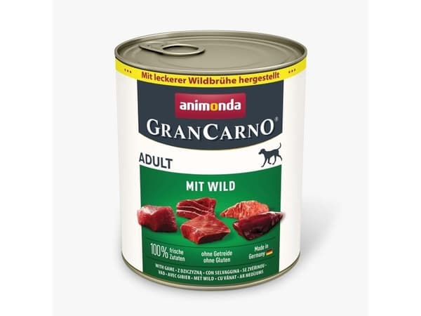 ANIMONDA GranCarno Adult Game - vådt hundefoder - 400g