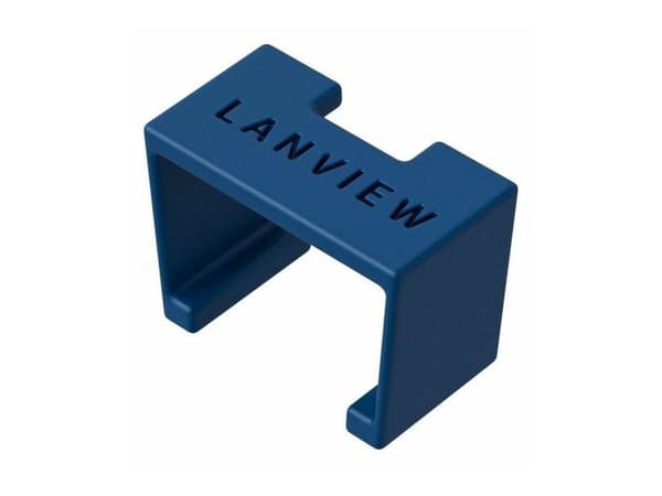 Lanview SmartClicks - Cable color coding clips - blå (paket om 20)