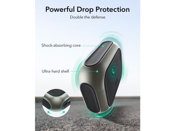 ESR ORBIT HALOLOCK MagSafe til Apple AirPods Pro 3 titanium