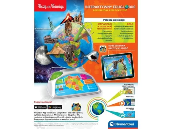 Clementoni Interaktywny Eduglobus 50847