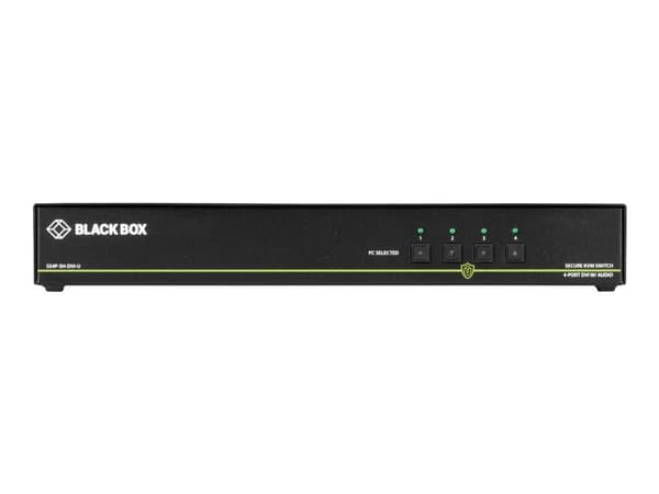 Black Box SECURE KVM SWITCH, SH, 4-PORT, DVI-I, USB