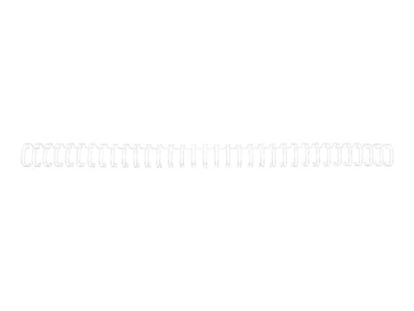 Wire back GBC 3:1 NO8 12,5mm A4 vit /250