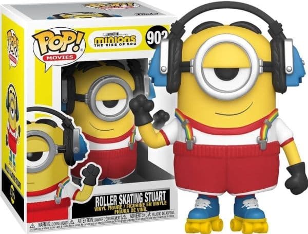 Funko POP Vinyl Minions 2 Rulleskøyter Stuart