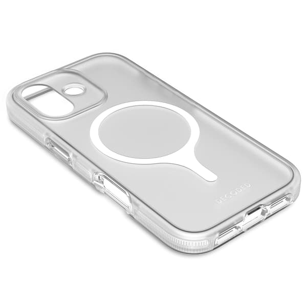 Decoded D26IPO17BCT2FE, Mobilskal, Apple, iPhone 17, 16 cm (6.3"), Transparent, Vit