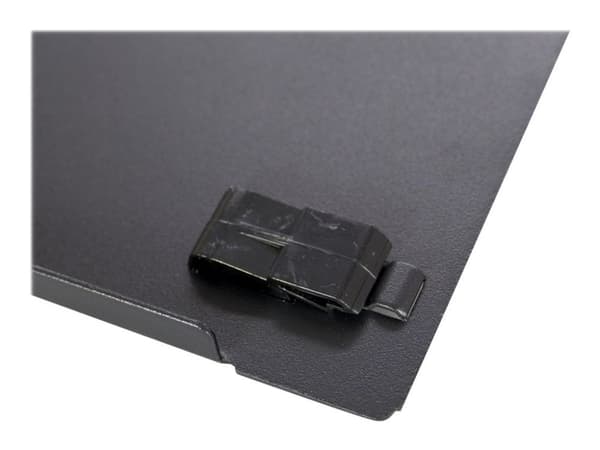 Inter-Tech - Blindplate - svart, RAL 9005 - 3U - 19"