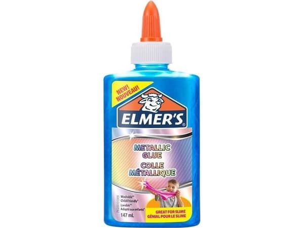 Lim Elmer's Metallic blå 147ml - (147 ml pr. stk.)