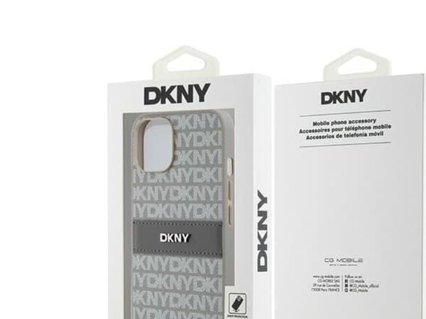 DKNY DKHCP14SPRTHSLE hardcase iPhone 14 / 15 / 13 6.1" beige/Kräm
