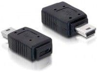 Delock - USB-adapter - mini-USB type B (hann) til Micro-USB type B (hunn) - svart