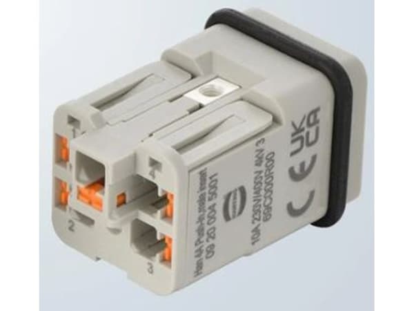 Harting innsatser Push-In stift i polykarbonat 09200045001