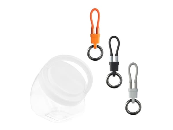 4smarts 541385, 0,3 m, USB C, USB C, musta, Harmaa, Oranssi