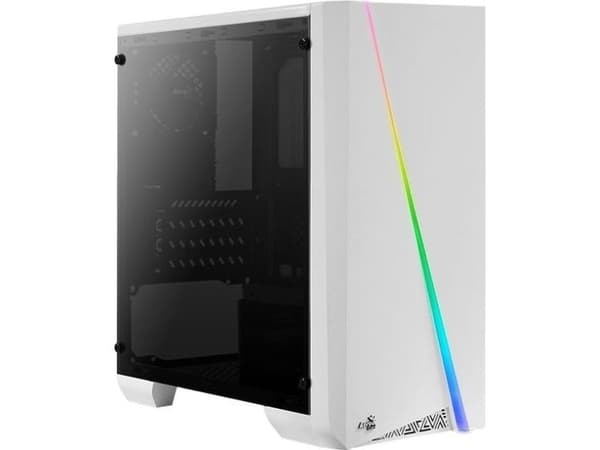 Aerocool Cylon Mini, Mini Tower, PC, Vit, micro ATX, Mini-ITX, Stål, Blå, Grön, Röd