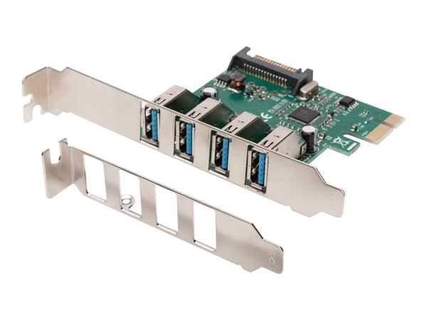 DIGITUS - USB-adapter - PCIe 2.0 - USB 3.0 x 4