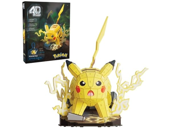 4D-pussel Pokemon 30 cm - Pikachu
