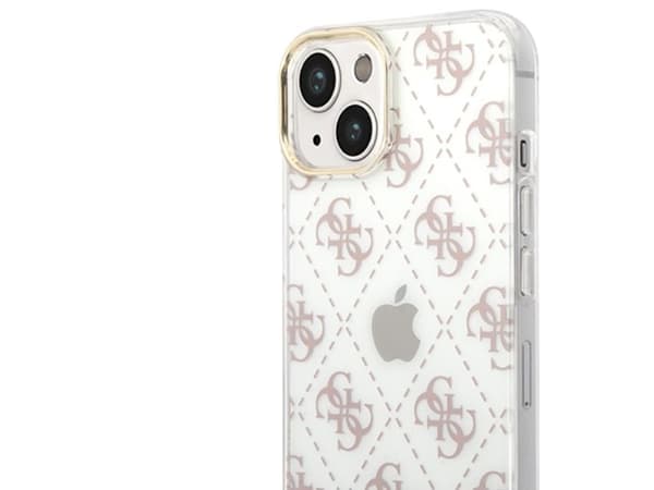 Guess GUHCP14MHG4MHP iPhone 14 Plus 6,7" rosa/rosa hardcase 4G Pattern Script