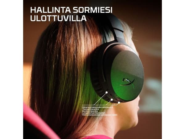 HyperX CloudX Stinger 3 langaton pelikuuloke Xbox, 280 g, Sort