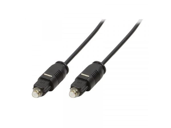 LogiLink Toslink - Toslink, 5m, TOSLINK, Hankjønn, TOSLINK, Hankjønn, 5 m, Sort