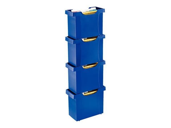 Leitz Riippukansioteline Plus, A4, Sininen, Polystyreeni, 1,1 kg, 1 kpl