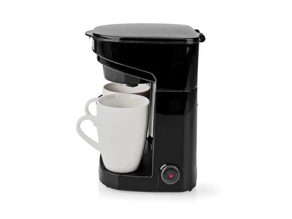 Nedis KACM140EBK, Kaffebrygger (drypp), Malt kaffe, 450 W, Sort