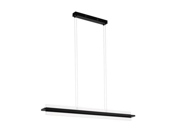 EGLO SPADAFORA LANGBORD 2x7,5W 2000LM dimbar. sort/klar satin