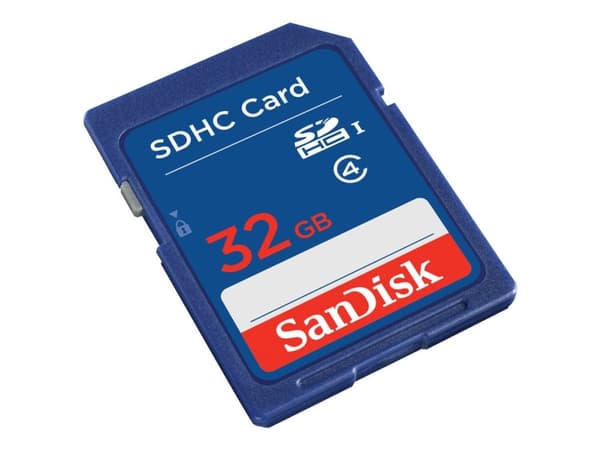 SanDisk Standard - Flashminnekort - 32 GB - Class 4 - SDHC