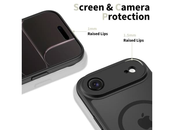 Hurtel Tech-Protect BasicMag MagSafe-skal till iPhone 17 Air - matt svart