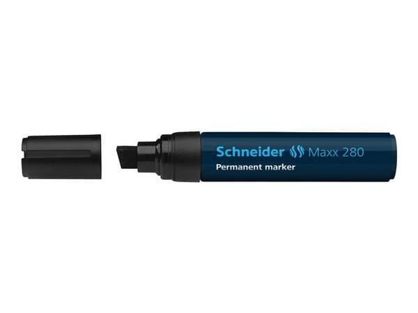 Schneider Maxx 280 - Markør - permanent - svart - 4-12 mm - bred